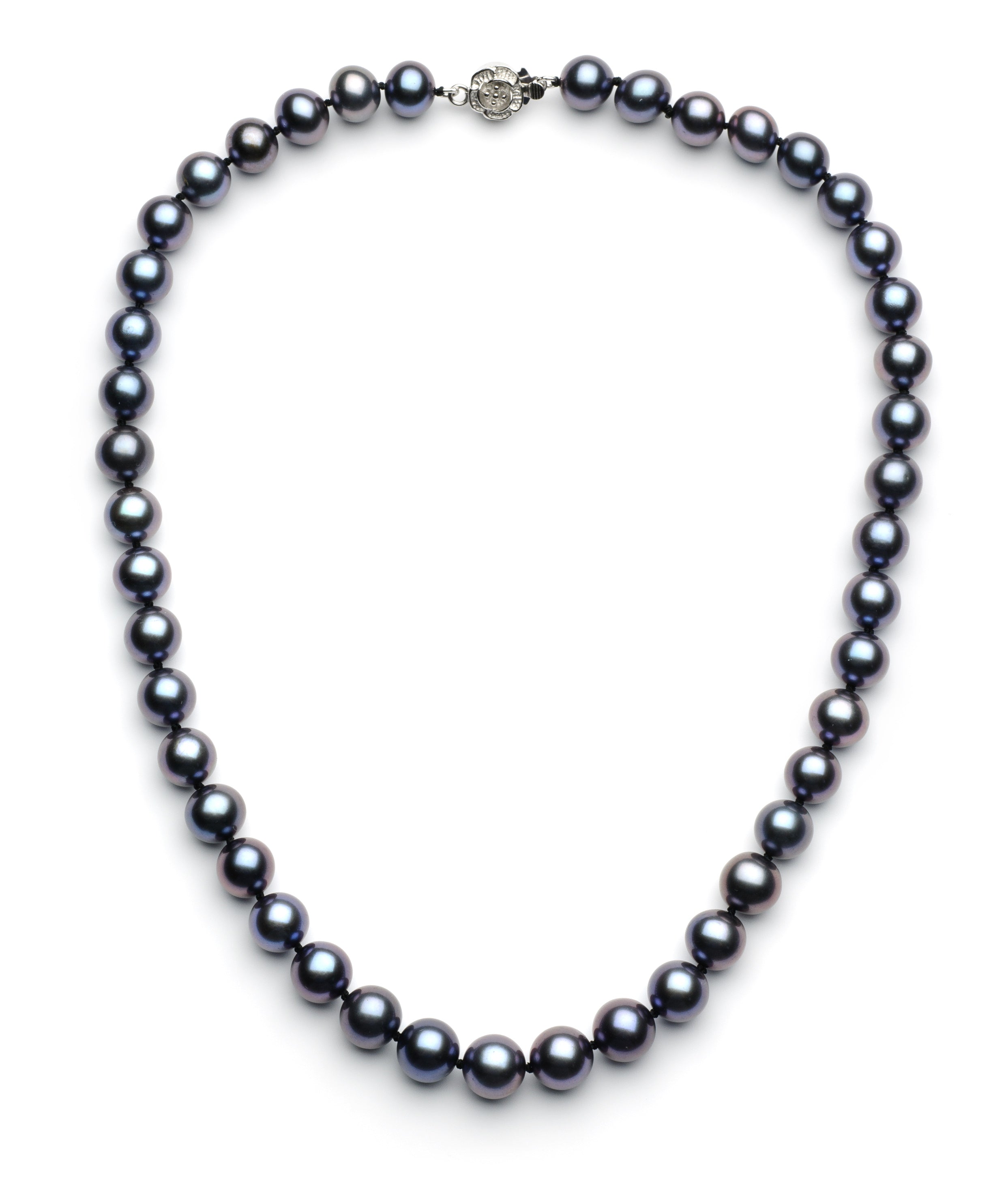 9.0 mm Black Freshwater Pearl Necklace