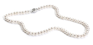 5.0-6.0 mm White Freshwater Pearl Necklace