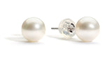 6.0-7.0 mm AAA White Freshwater Pearl Stud Earrings