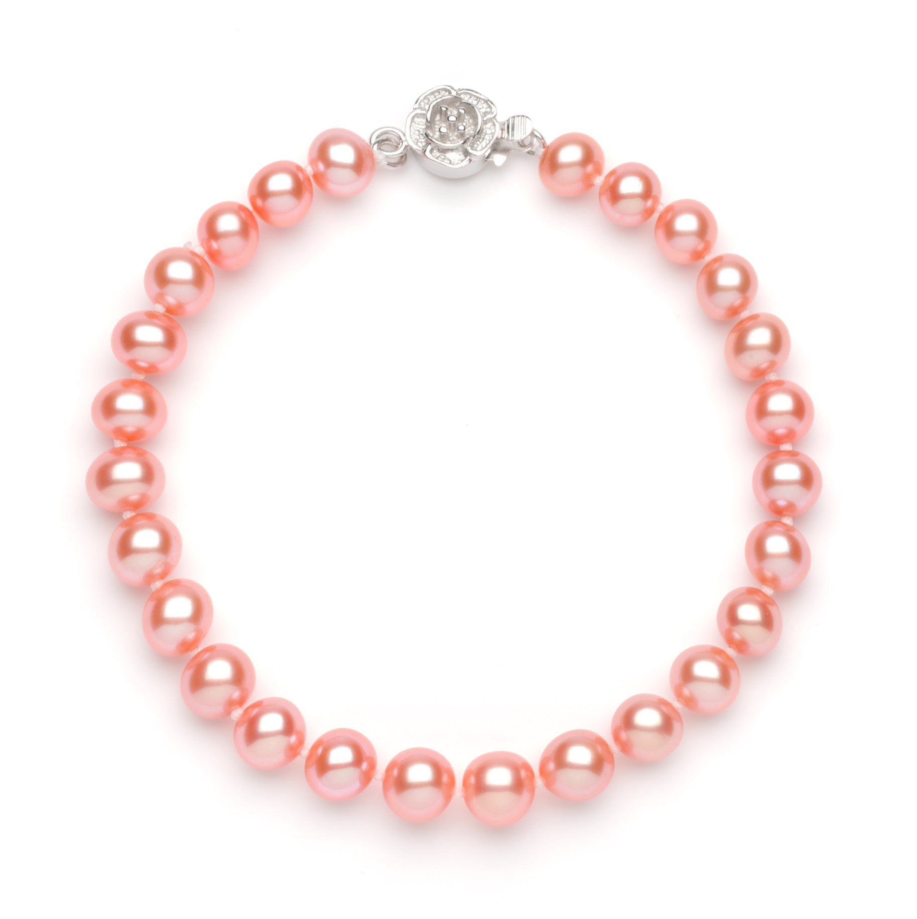 Full Set of 6.0-7.0 mm Pink Freshwater Pearls