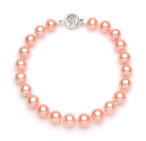 Full Set of 8.0-9.0 mm Pink Freshwater Pearls