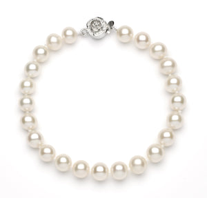 7.0-8.0 mm White Freshwater Pearl Bracelet