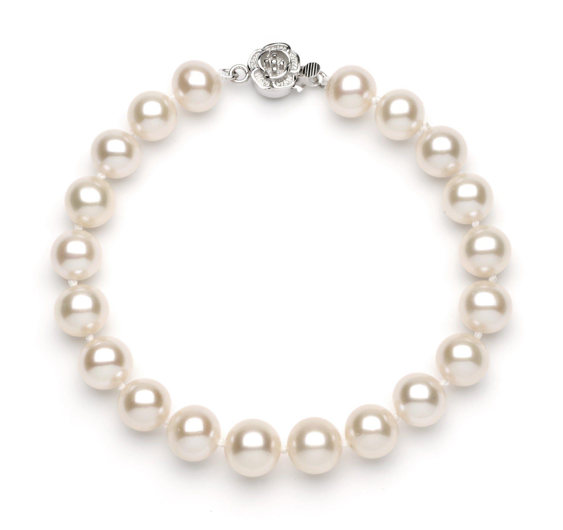 Full Set of 9 mm White Freshwater Pearls