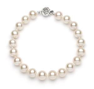 Full Set of 9 mm White Freshwater Pearls