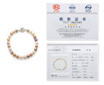 6.0-7.0 mm Multi-color Freshwater Pearl Bracelet
