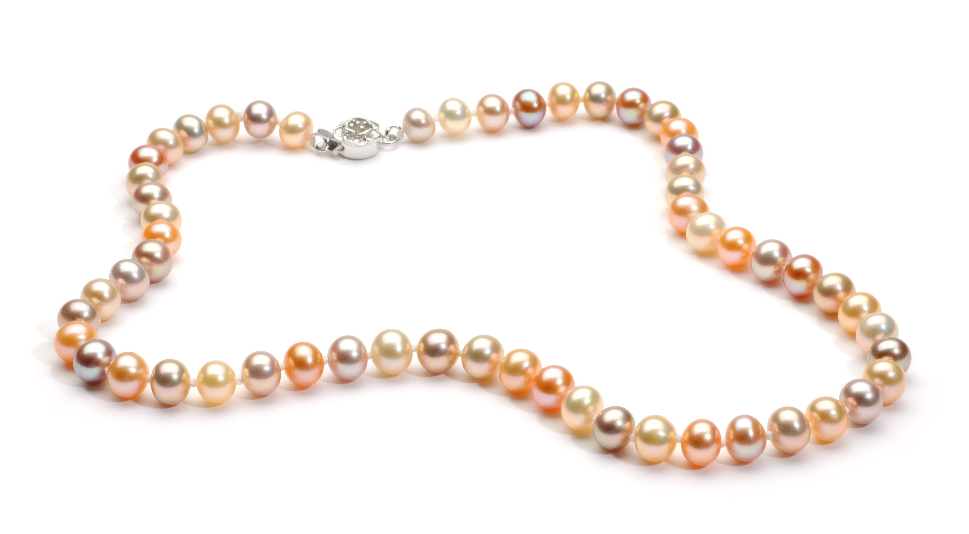 6.0-7.0 mm Multi-color Freshwater Pearl Necklace