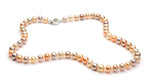 6.0-7.0 mm Multi-color Freshwater Pearl Necklace