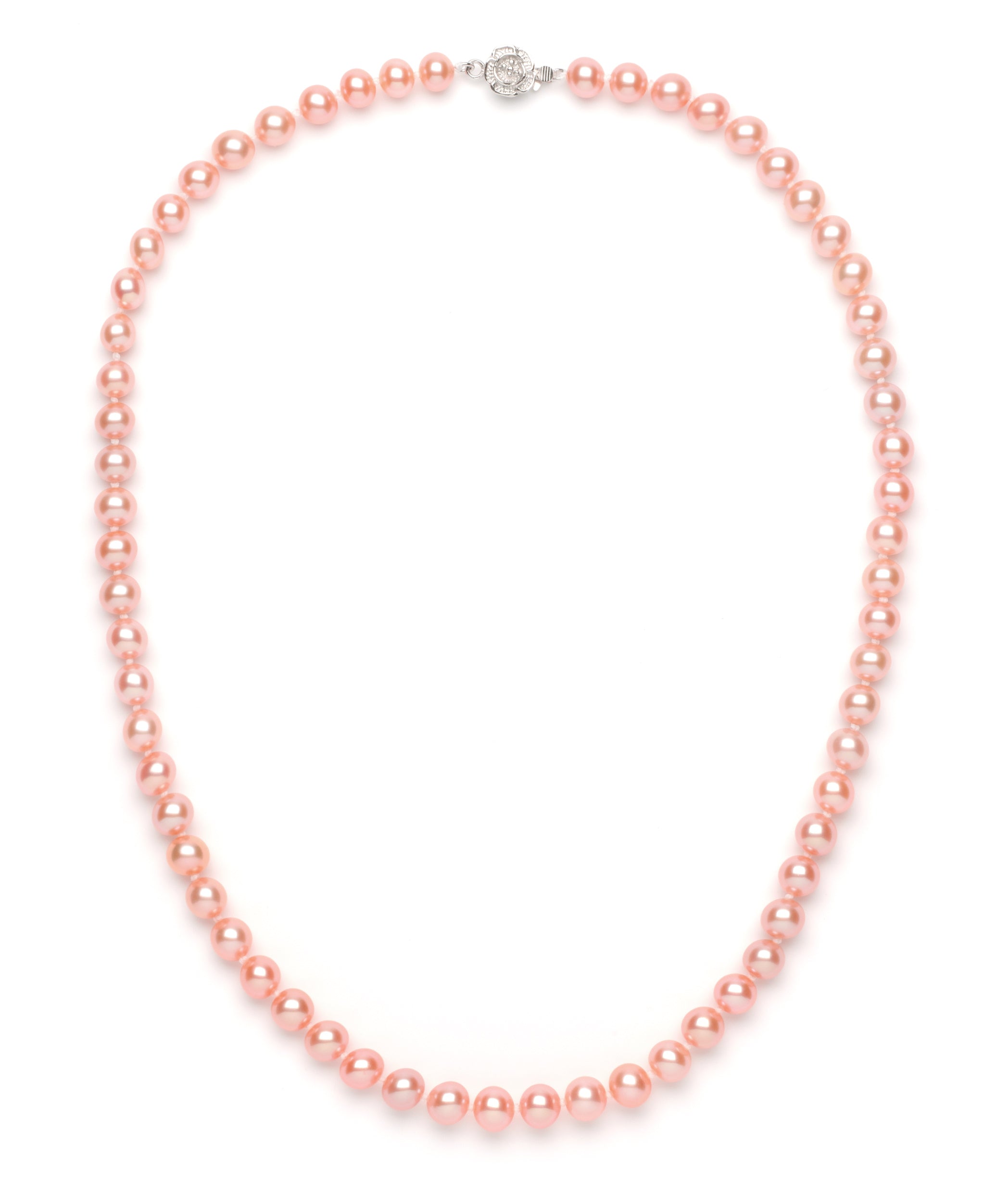 Full Set of 6.0-7.0 mm Pink Freshwater Pearls