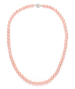 Necklace/Earrings Set 6.0-7.0 mm Pink Freshwater Pearls