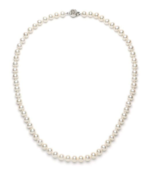 Grade AAA Classic White Round Pearls with 14K Clasp - Bess Heitner Jewelry  Designs