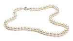 7.0-8.0 mm White Freshwater Pearl Necklace