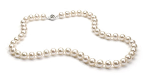 9 mm White Freshwater Pearl Necklace