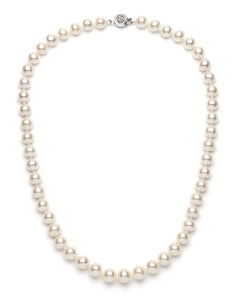9 mm White Freshwater Pearl Necklace